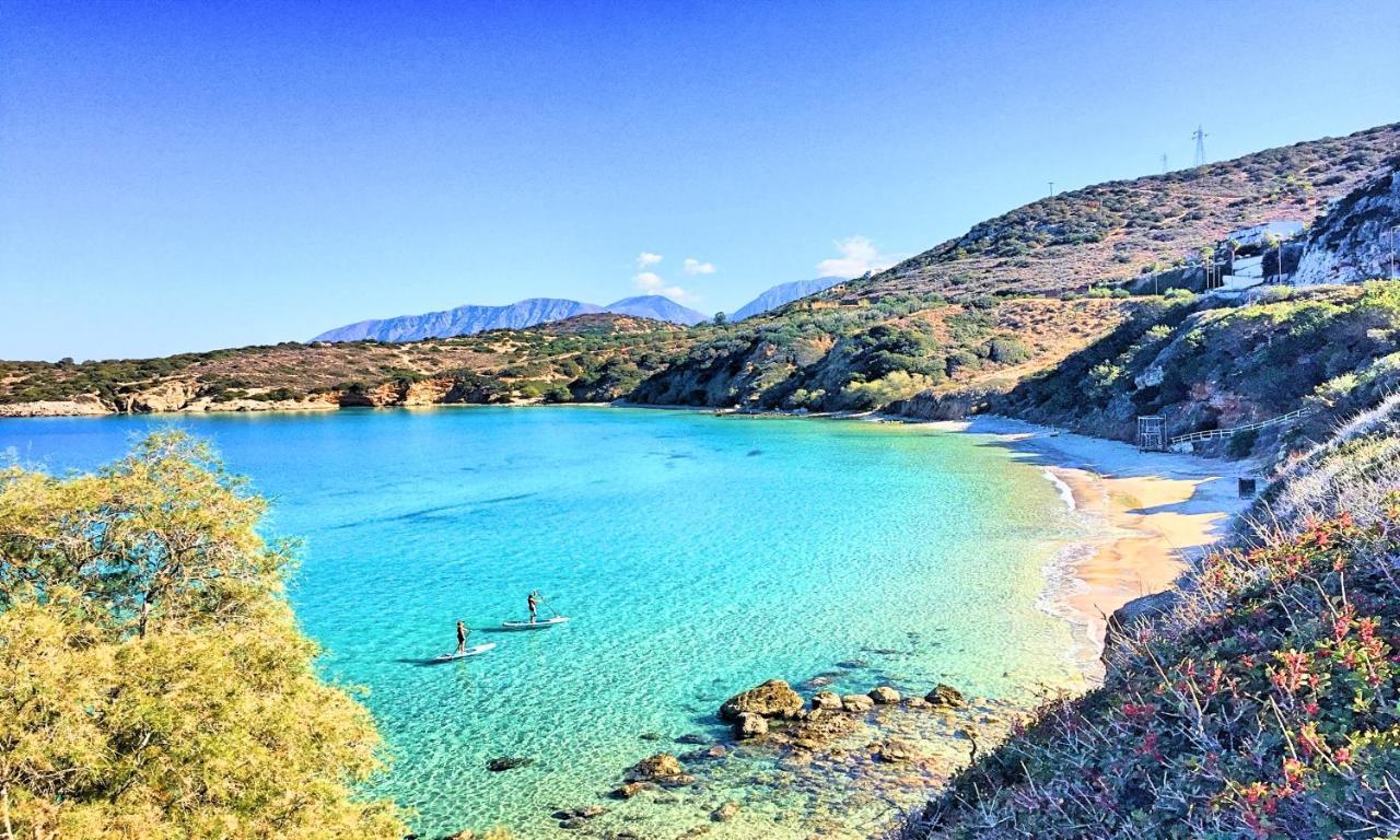 Cretan Lodge Heated Pool Ayos Nikolaos Dış mekan fotoğraf