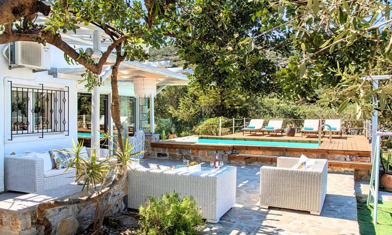 Cretan Lodge Heated Pool Ayos Nikolaos Dış mekan fotoğraf