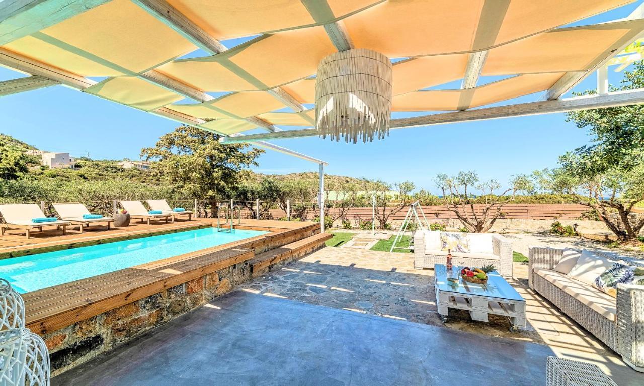 Cretan Lodge Heated Pool Ayos Nikolaos Dış mekan fotoğraf