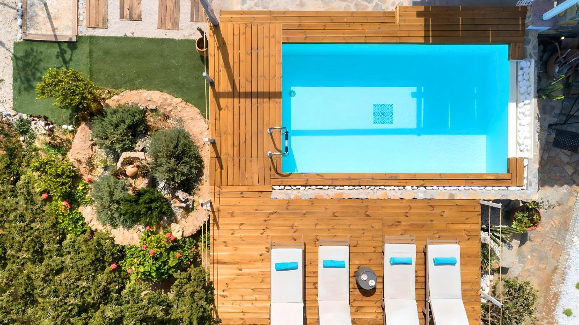 Cretan Lodge Heated Pool Ayos Nikolaos Dış mekan fotoğraf