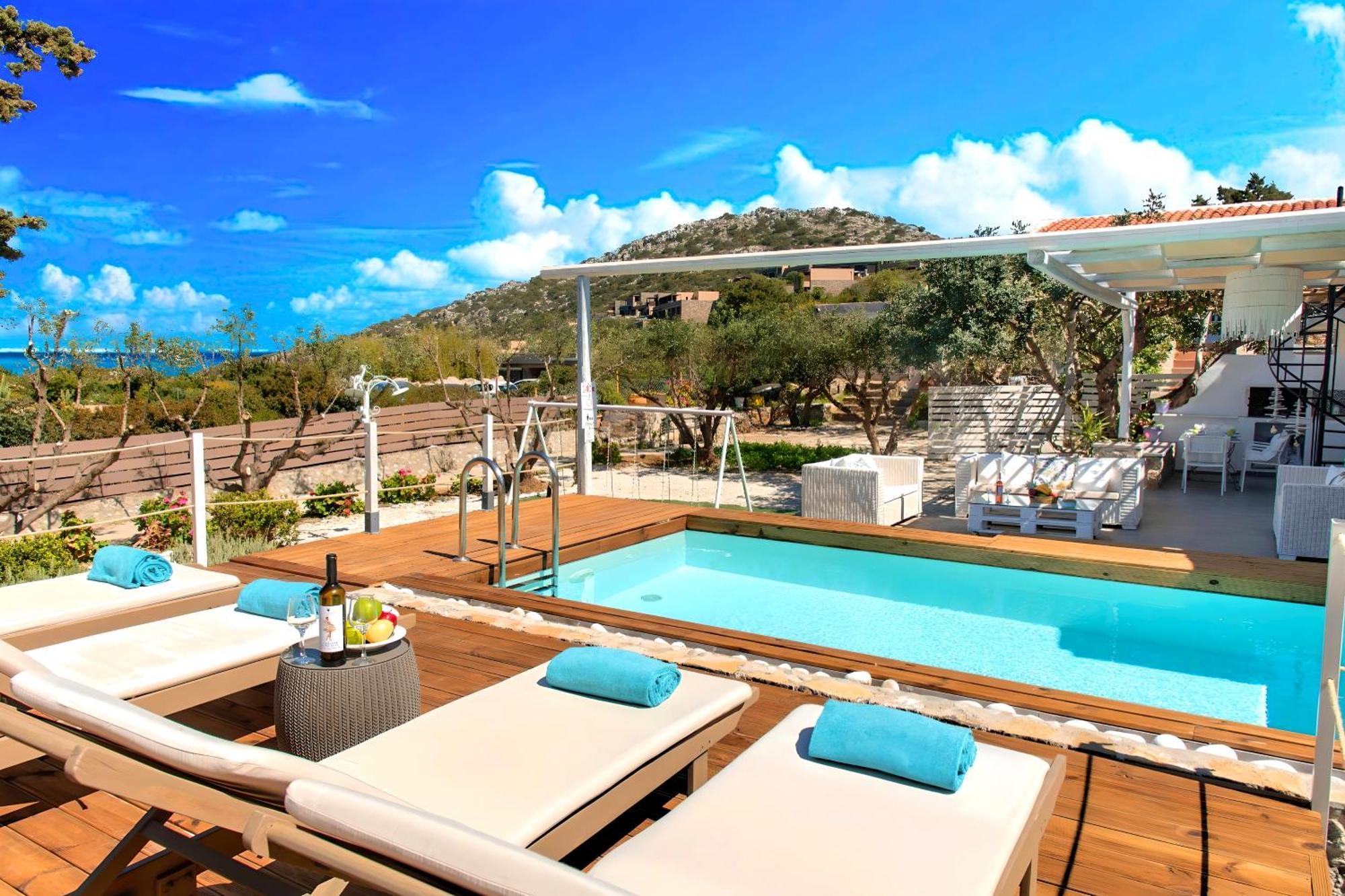 Cretan Lodge Heated Pool Ayos Nikolaos Dış mekan fotoğraf
