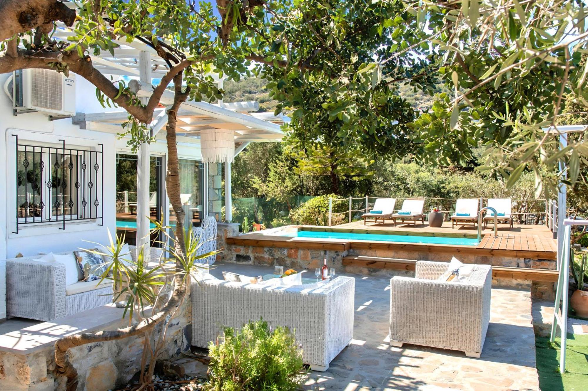 Cretan Lodge Heated Pool Ayos Nikolaos Dış mekan fotoğraf